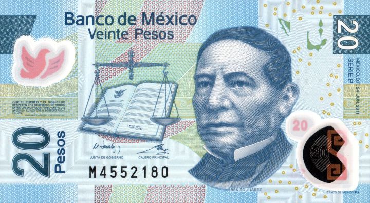 Billete 20 pesos 