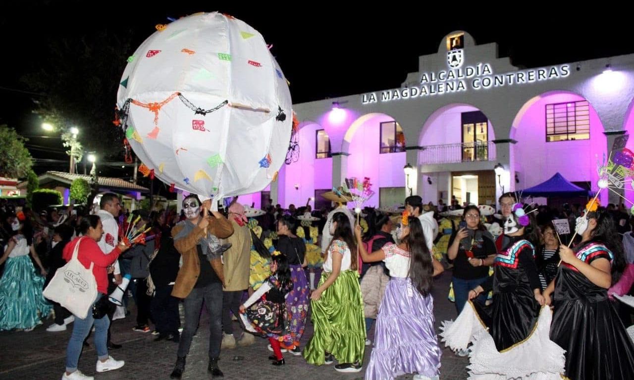 Explanada de la alcaldía Magdalena Contreras