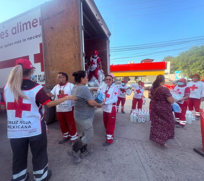 Socorristas de la Cruz Roja