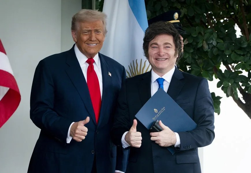 Donald Trump y Javier Milei