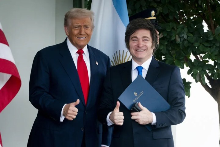 Donald Trump y Javier Milei