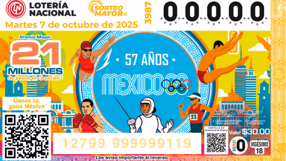 SORTEO MAYOR No. 3987