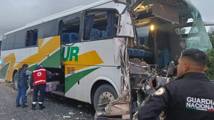 Accidente de autobus