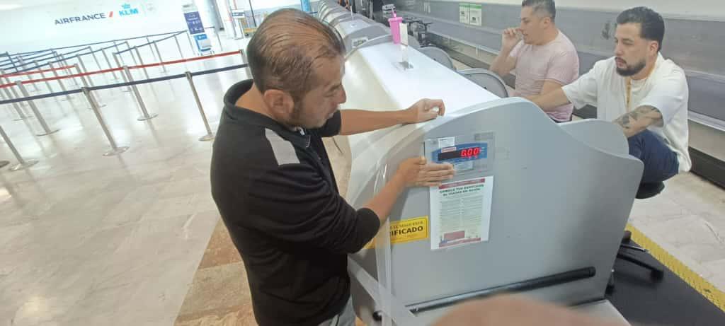 Mostrador aeropuerto