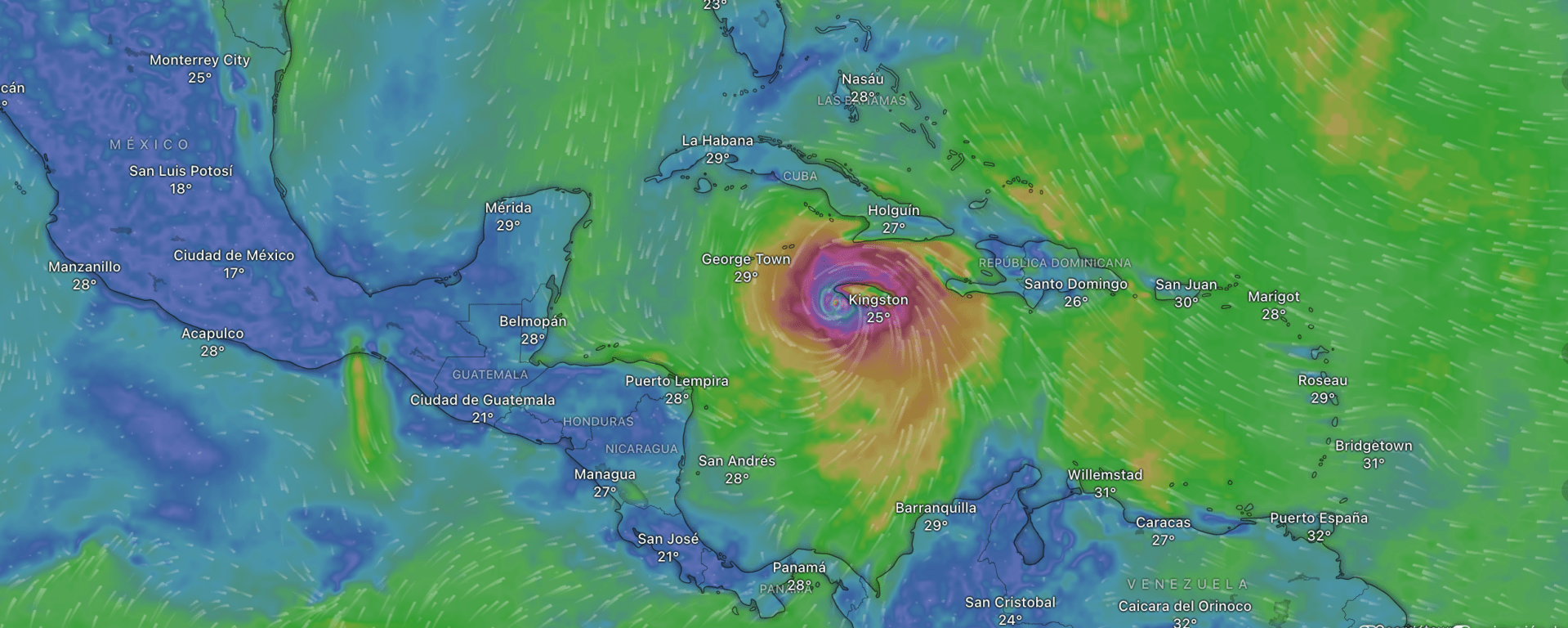 Jamaica y el huracan Melissa