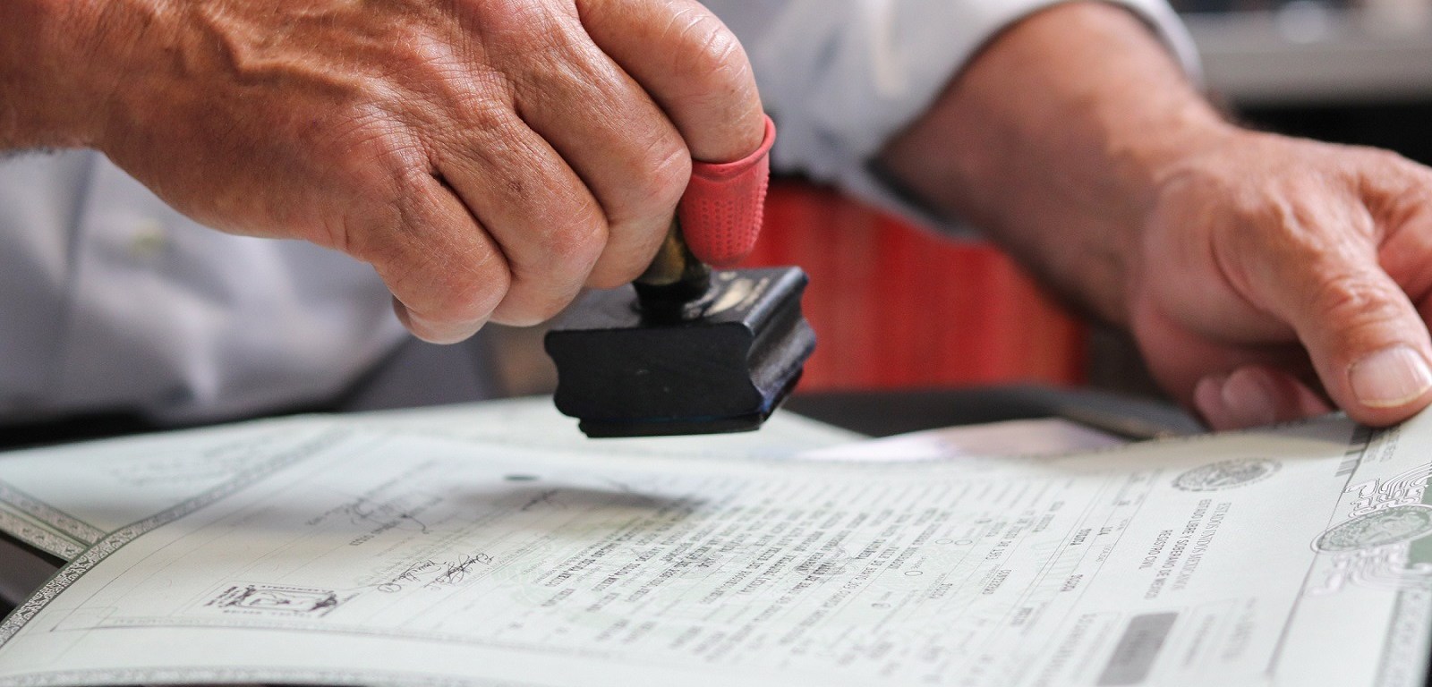 Sello documento oficial