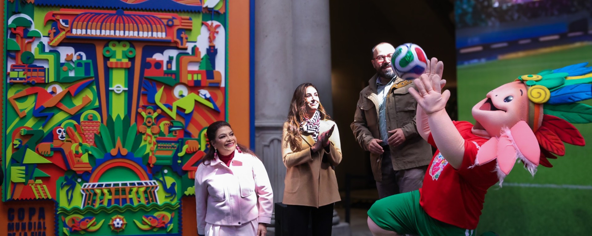 Clara Brugada mundial de futbol