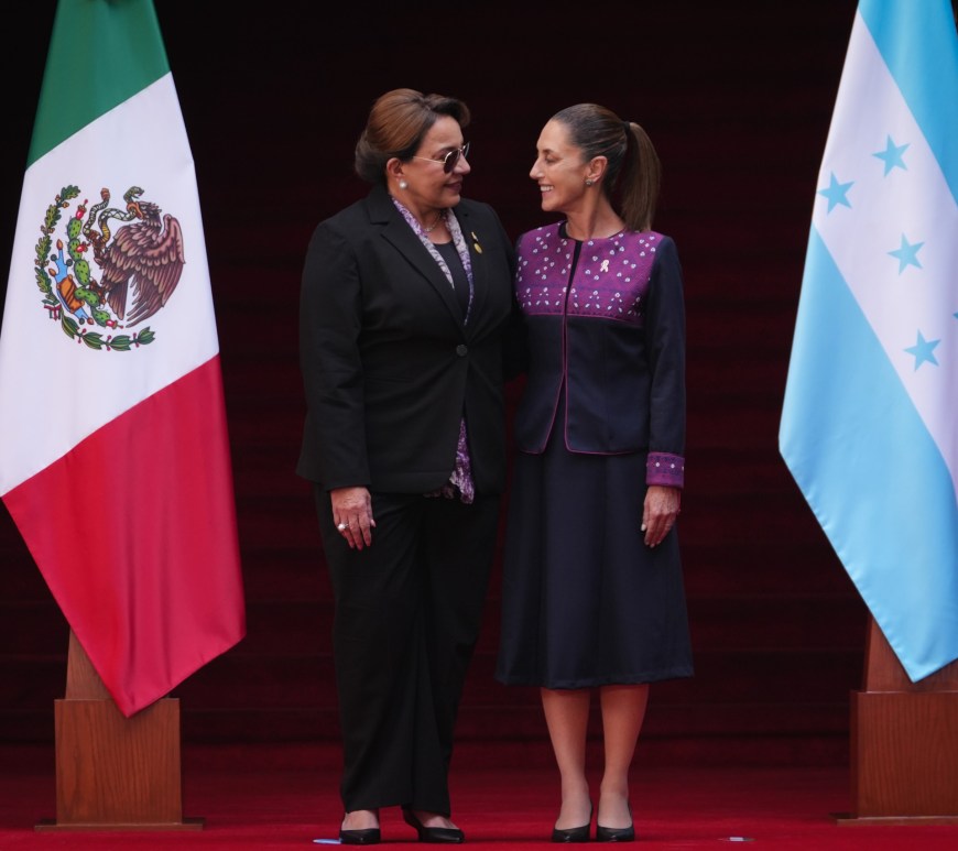 Xiomara Castro y Claudia Sheinbaum Pardo