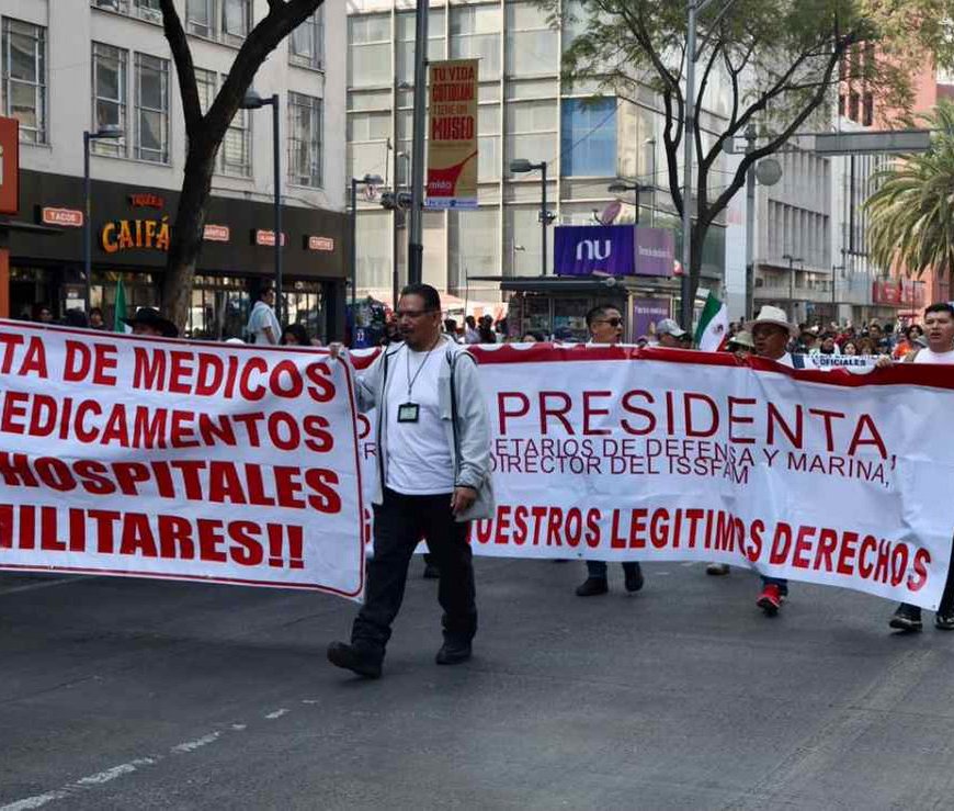 Marcha de exmilitares