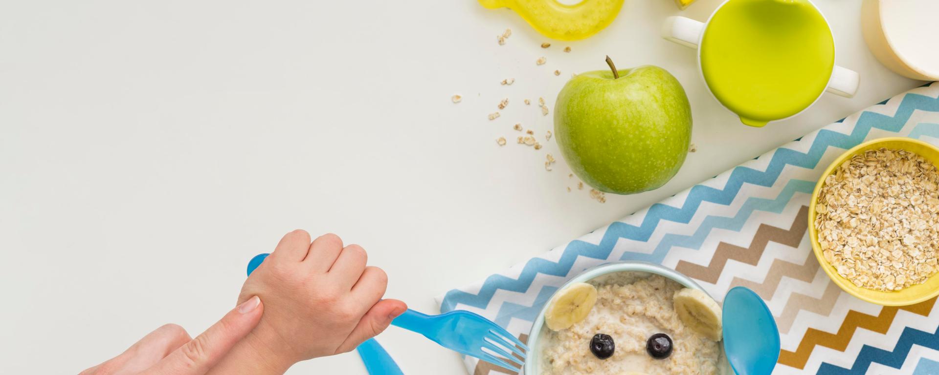 Plato de alimento nutritivo