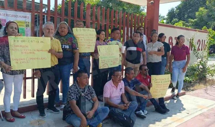 Protesta de profesores