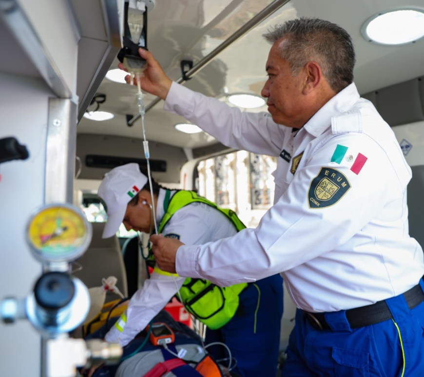 Socorristas del ERUM