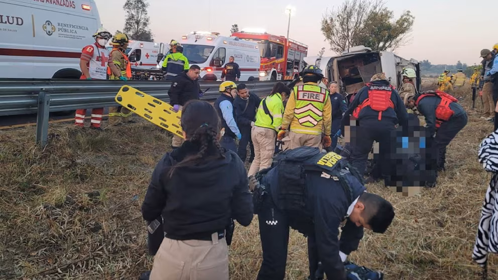 Accidente en carretera