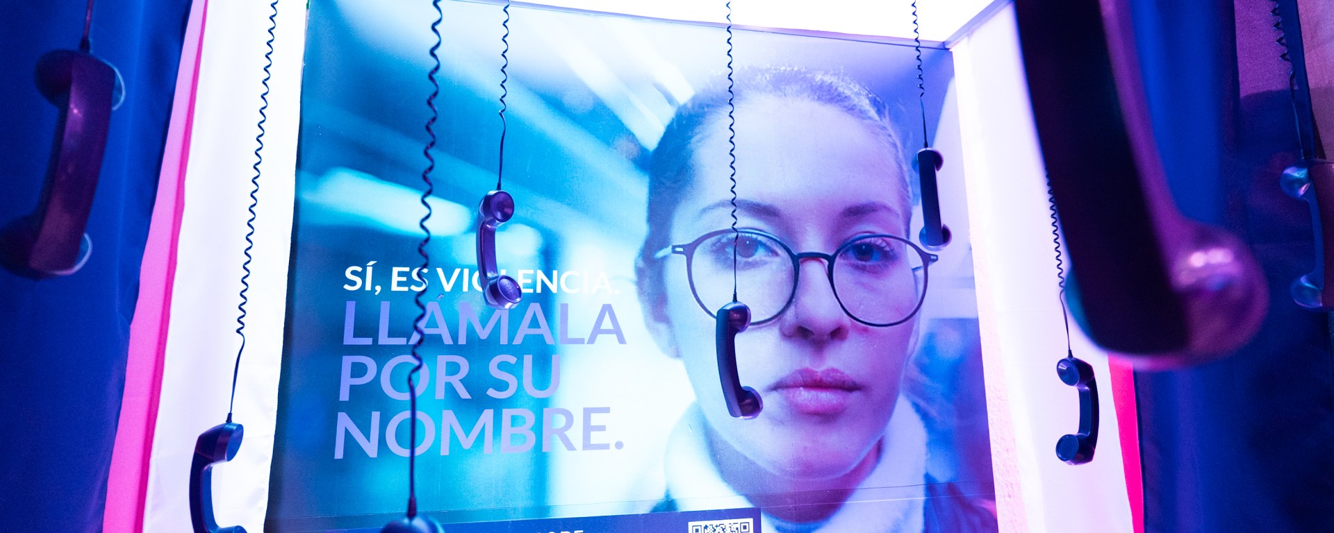 Anuncio de violencia contra la mujer