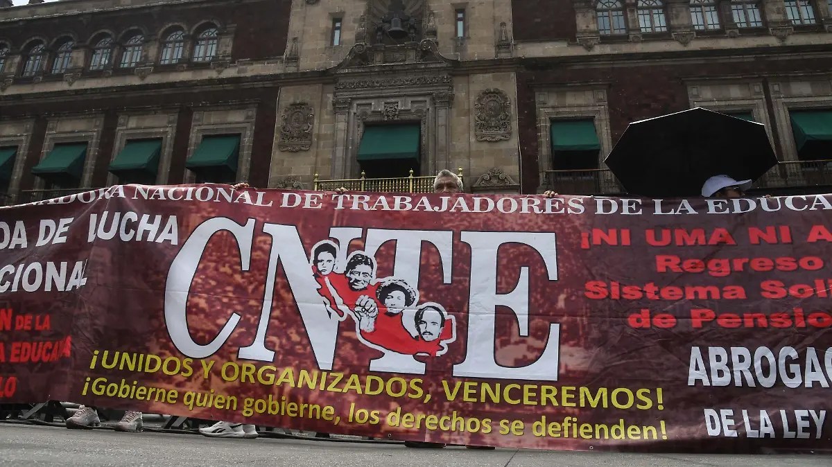 Manifestacion de la CNTE