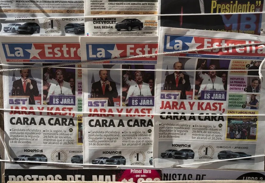 Periódicos en Chile | EFE/ Adriana Thomasa