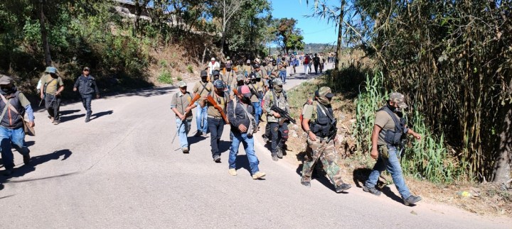 Integrantes de gruops armados