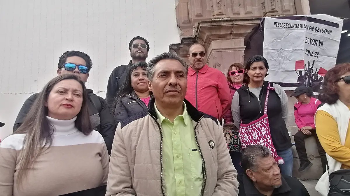 Profesores en manifestacion