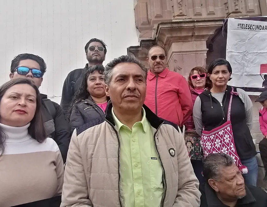 Profesores en manifestacion