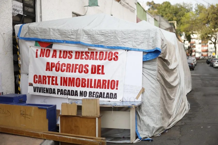 Campamento de personas desalojadas | EFE/ Sáshenka Gutiérrez