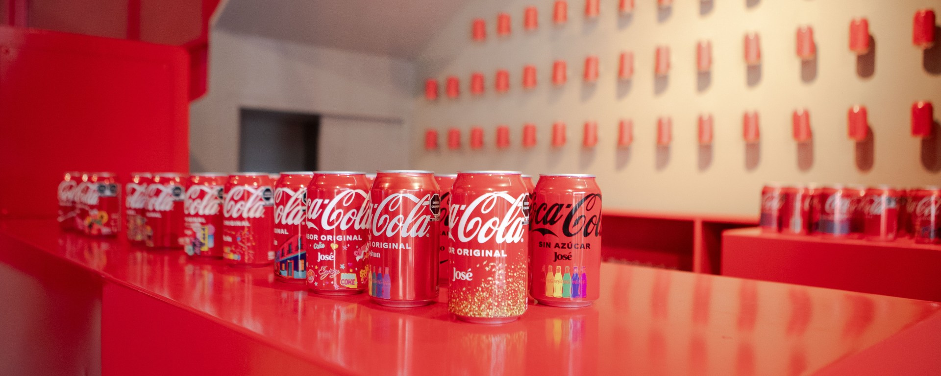 Latas de Coca Cola