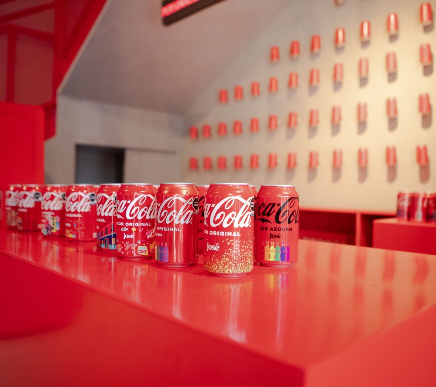 Latas de Coca Cola