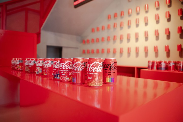 Latas de Coca Cola