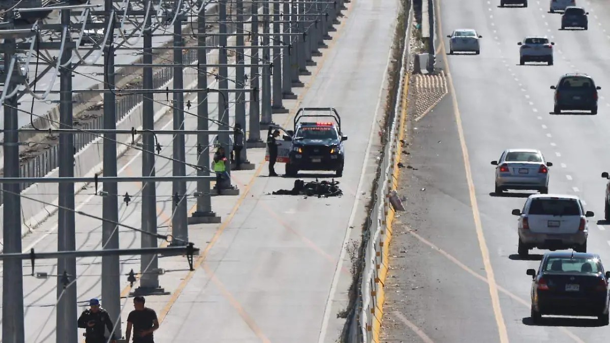 Accidente de moticiclista