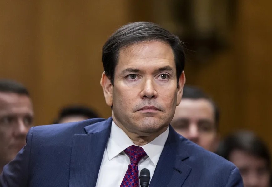 El secretario de Estado de EE.UU., Marco Rubio, participa en una audiencia en el Senado para explicar la política de la Administración de Donald Trump hacia Venezuela, este 28 de enero de 2026, en Washington. EFE/Shawn Thew
