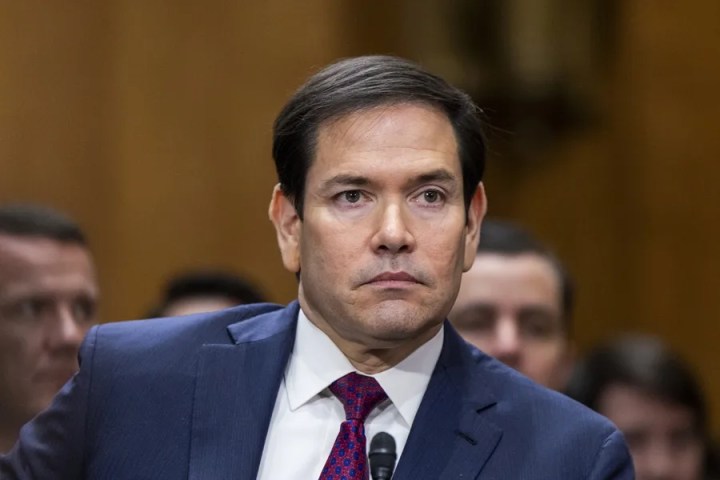 El secretario de Estado de EE.UU., Marco Rubio, participa en una audiencia en el Senado para explicar la política de la Administración de Donald Trump hacia Venezuela, este 28 de enero de 2026, en Washington. EFE/Shawn Thew