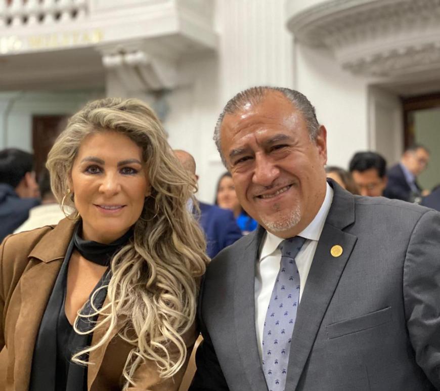 Nora Arias y Pablo Trejo