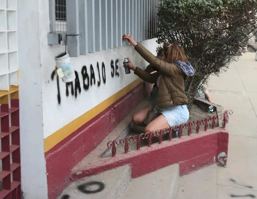 Pintas en manifestacion