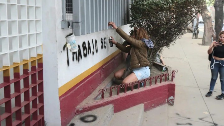 Pintas en manifestacion