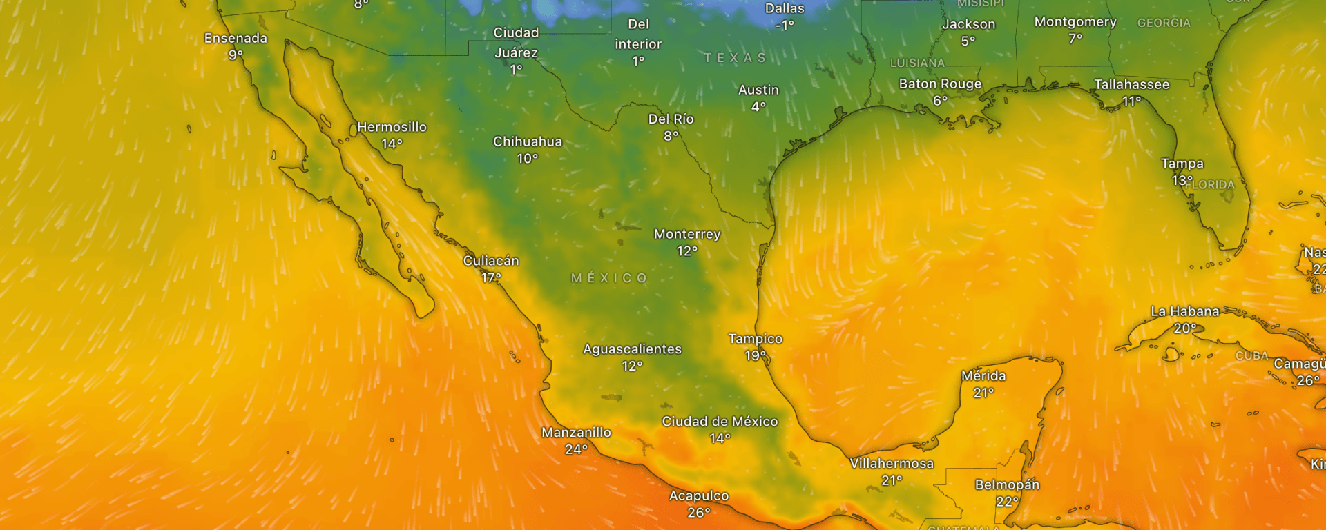 Clima viernes 30 de enero 2026