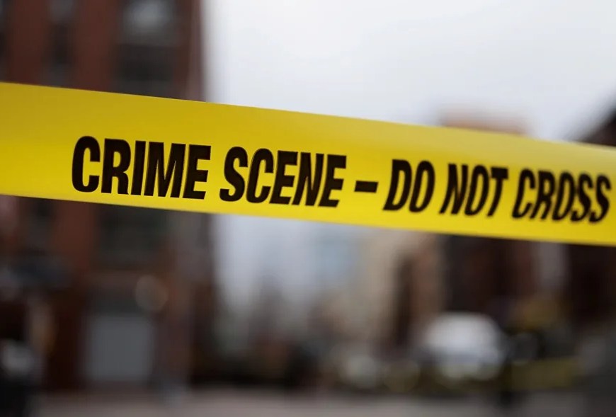 Fotografía de archivo de cinta de policía en una escena del crimen. EFE/EPA/ Justin Lane