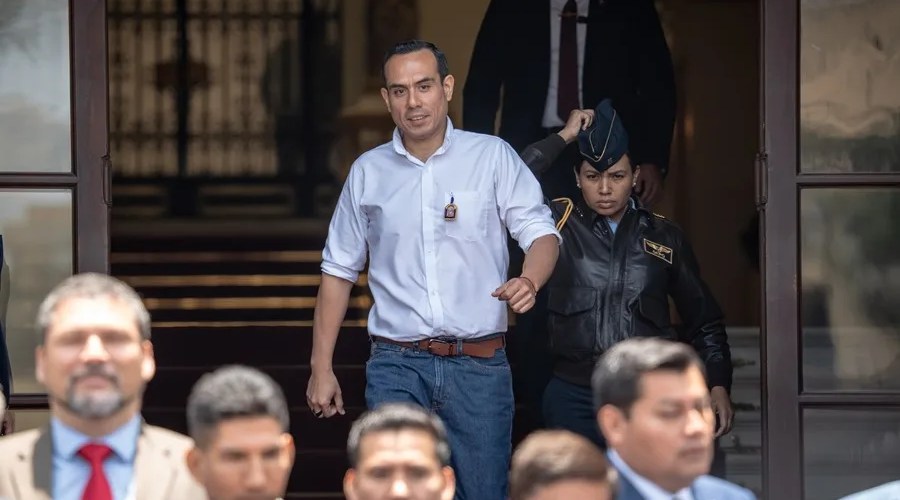 Fotografía de archivo del presidente interino de Perú, José Jerí. EFE/John Reyes Mejía