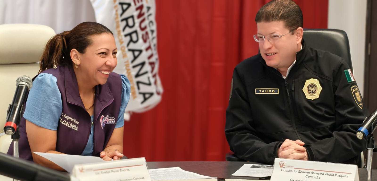 Evelyn Parra y Pablo Vázquez