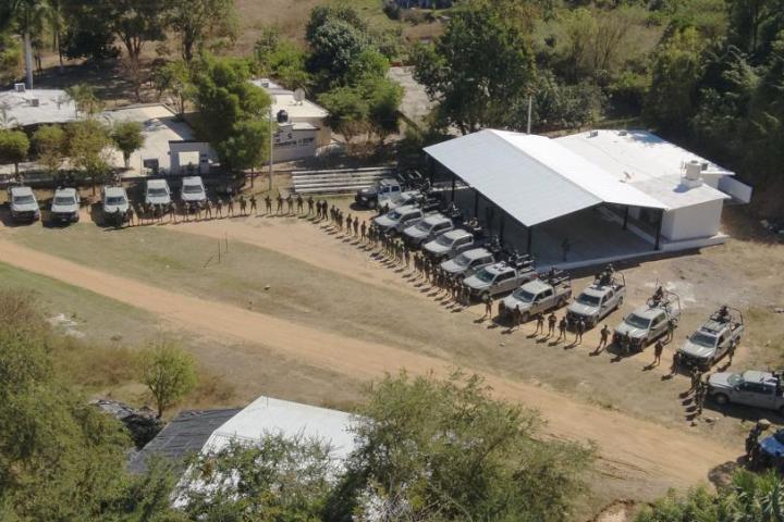 Camapamento policial 