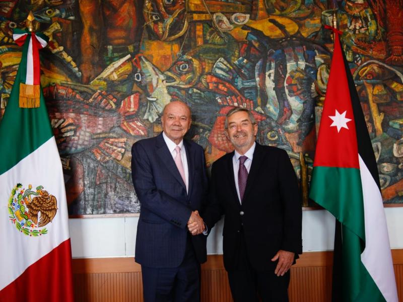 México y Jordania refuerzan cooperación tras encuentro en Cancillería