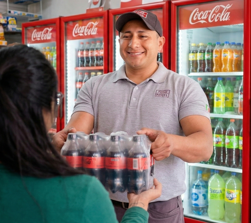 Empleado de Coca Cola