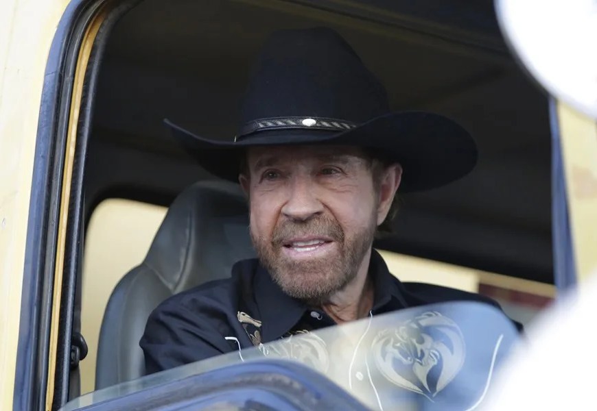 El actor estadounidense, Chuck Norris. EFE/RICARDO MALDONADO ROZO/ Archivo