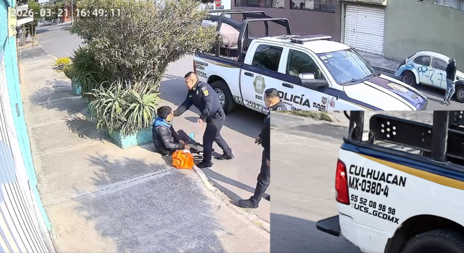 Agresión policial en Coyoacán