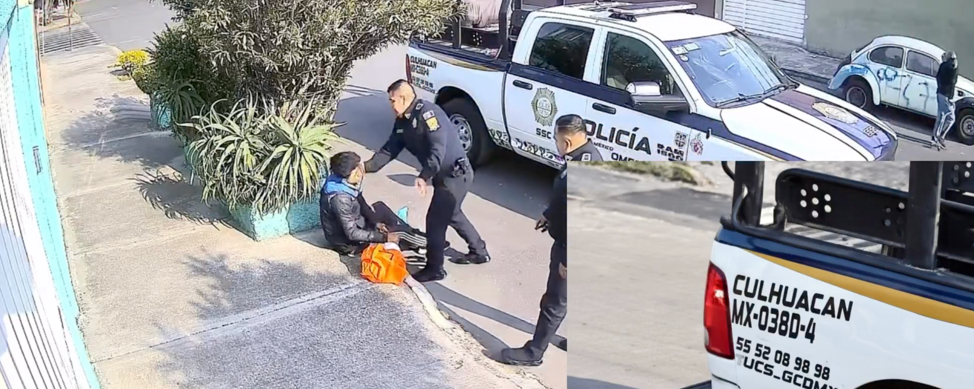 Agresión policial en Coyoacán