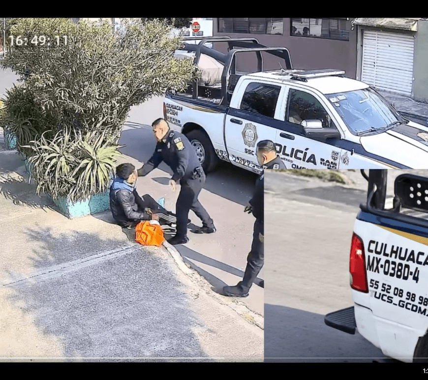 Agresión policial en Coyoacán