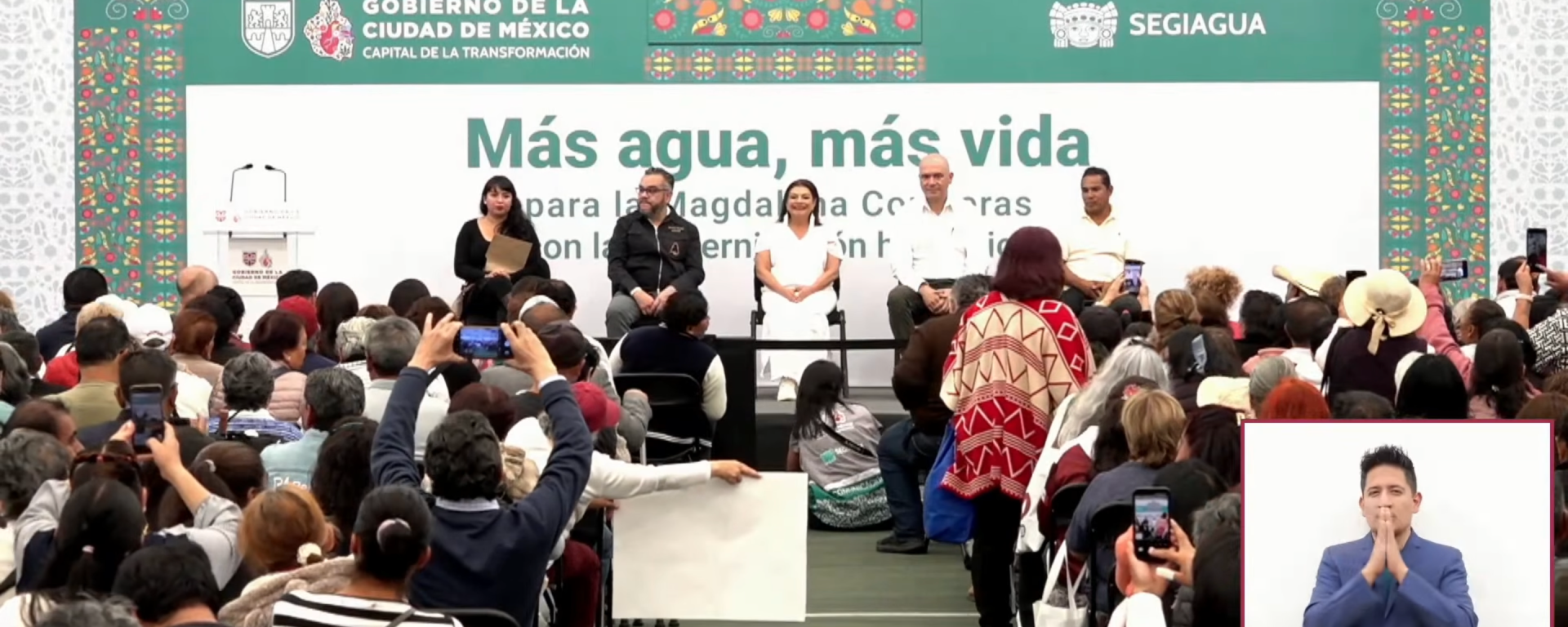 Fernando Mercado y Clara Brugada