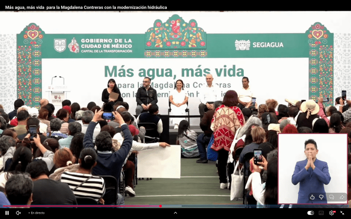 Fernando Mercado y Clara Brugada