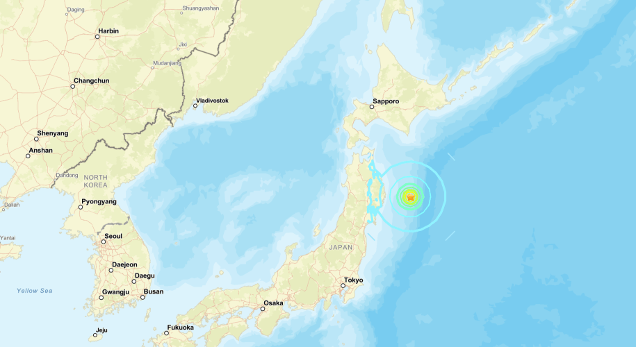 Sismo Japon 26MAR26