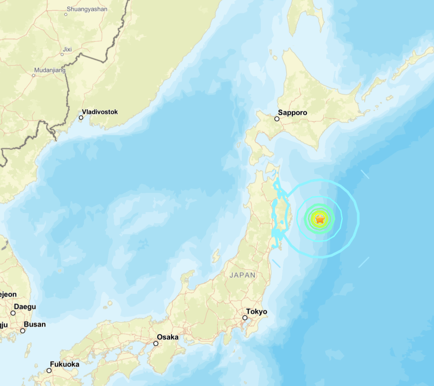 Sismo Japon 26MAR26