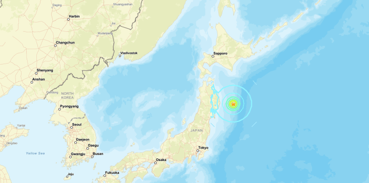 Sismo Japon 26MAR26