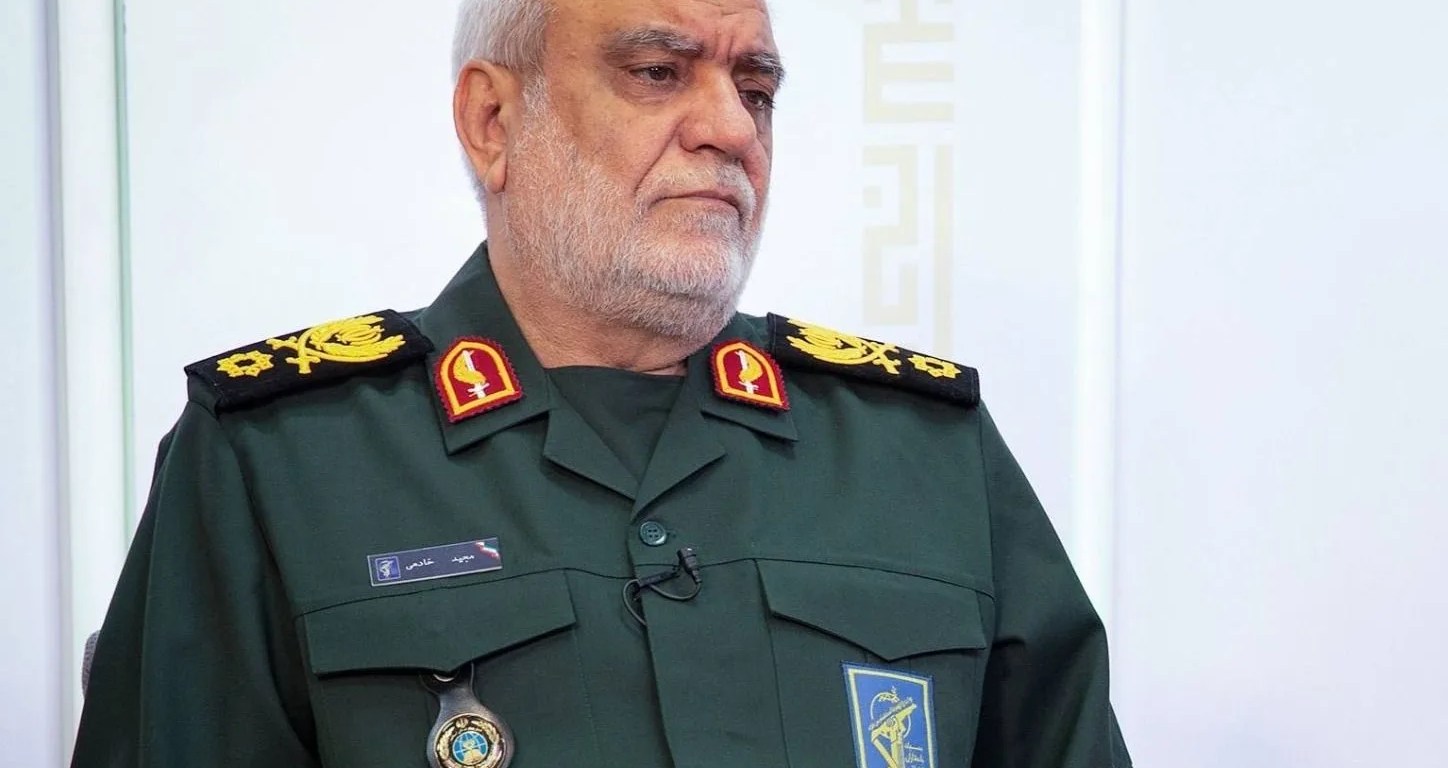 Imagen distribuida por las Fuerzas de Defensa de Israel del jefe de Inteligencia iraní, Mayid Jadamí. EFE/ Fuerzas de Defensa de Israel